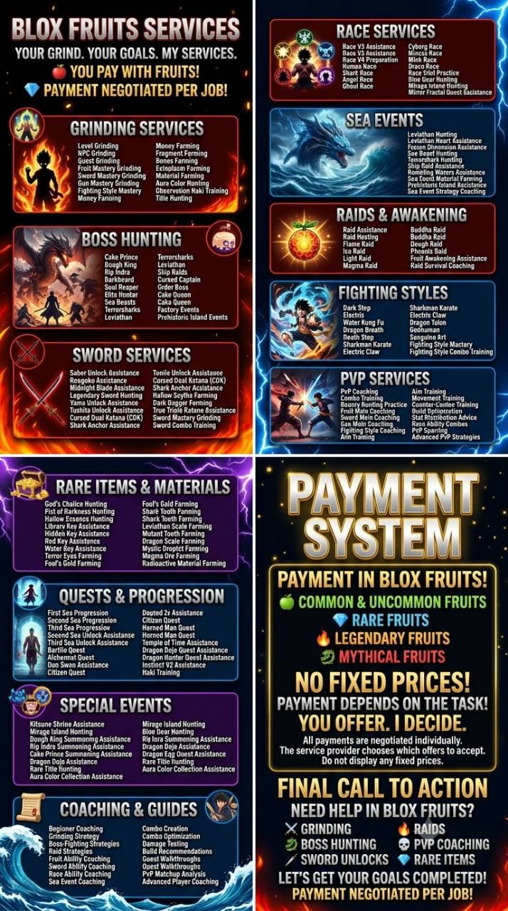 Doing all of these services both payment after and before service trusted