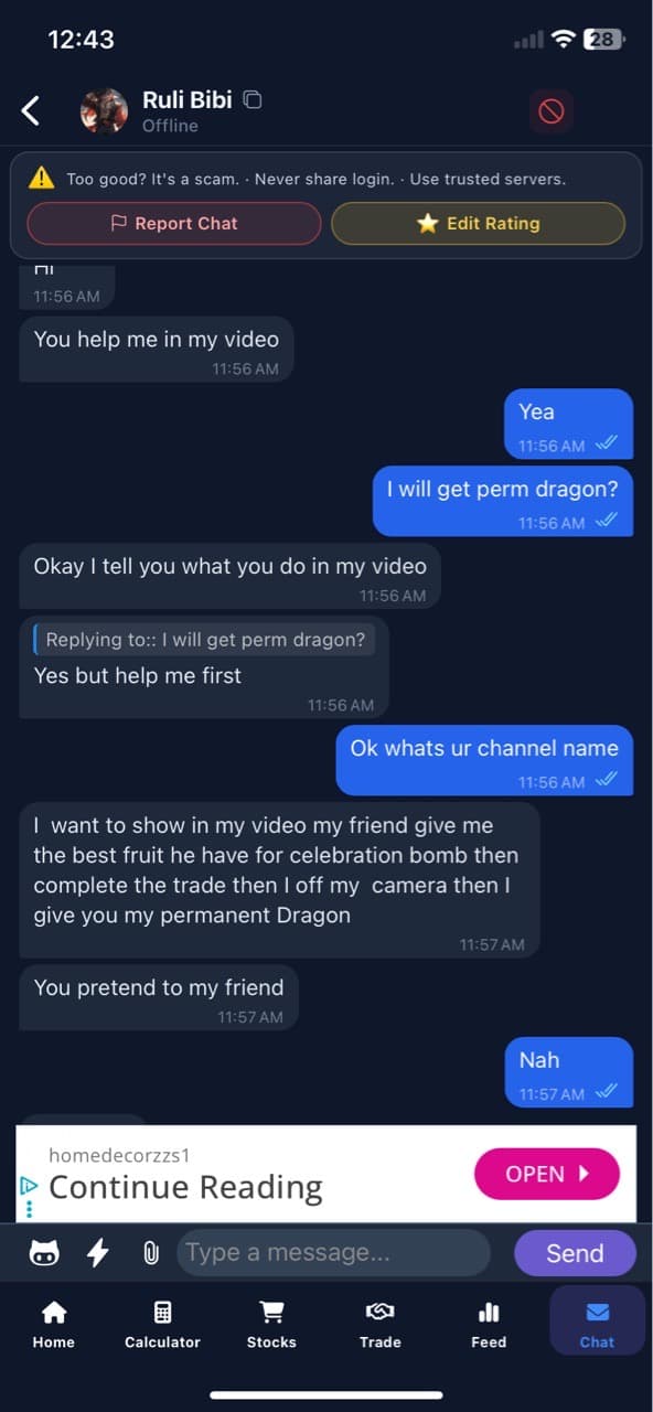 Be aware of this scammer