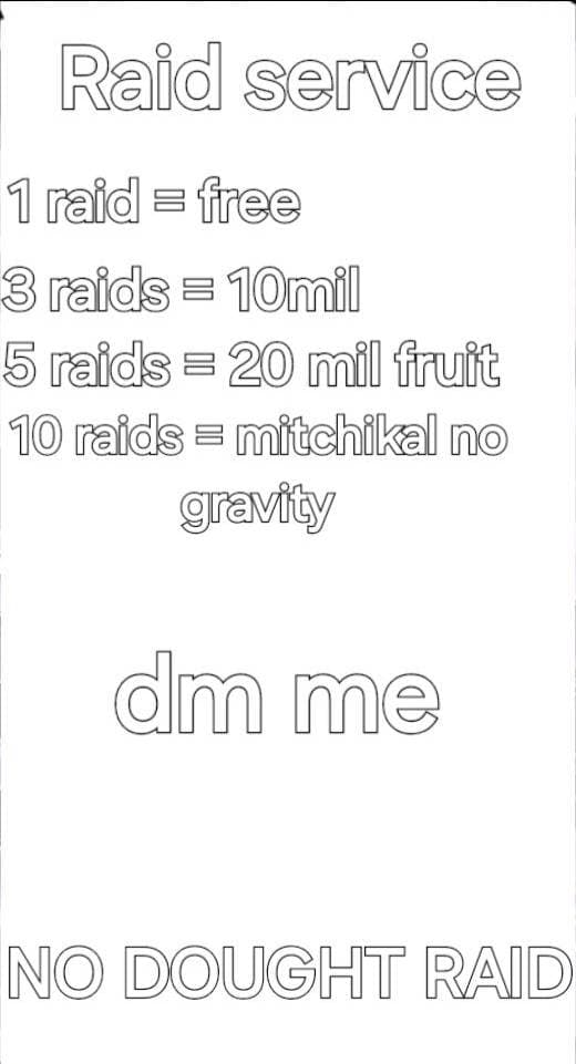 No dought raid