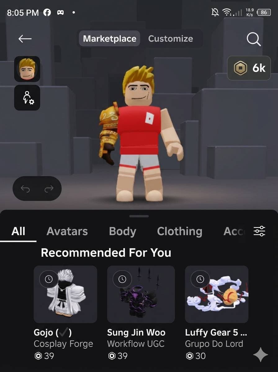 Trading 3.68k robux for any account of blox fruits

What the acc must have :
Cdk
Max level
Senguine(not fully necessary) 
V4 maxed on any race( maxed v4 not necereary tho)


Ngf many people change pass after i pay so dm if ur going first
strictly NOT GOING FIRST